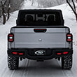 Access Cover Lorado open on a silver truck in the snow